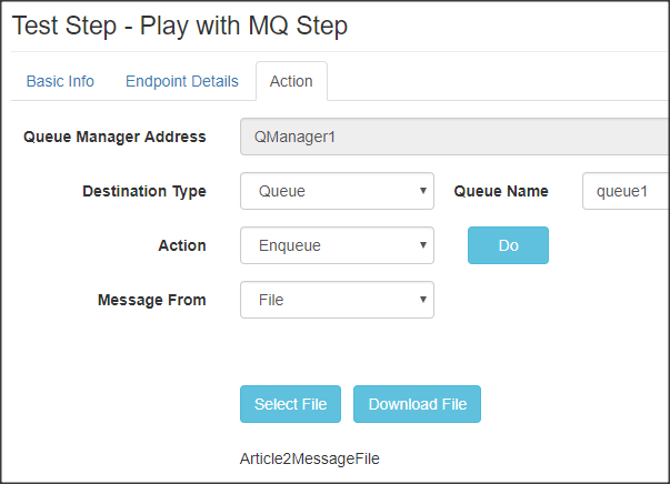 Enqueue MQ Message From File